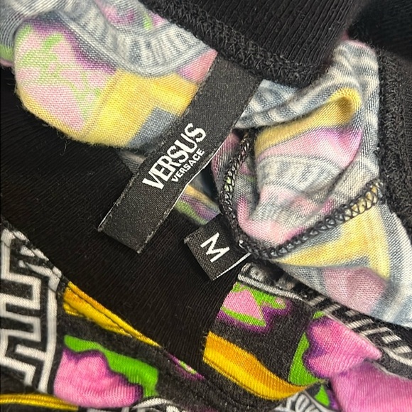 Vintage Versus Versace “Information is Power” Print Shirt Dress Size M - Picture 7 of 11